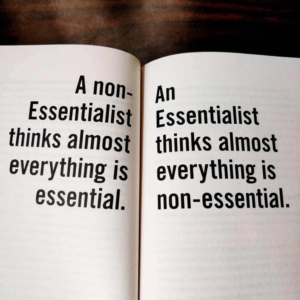Essentialism is The “New” Way