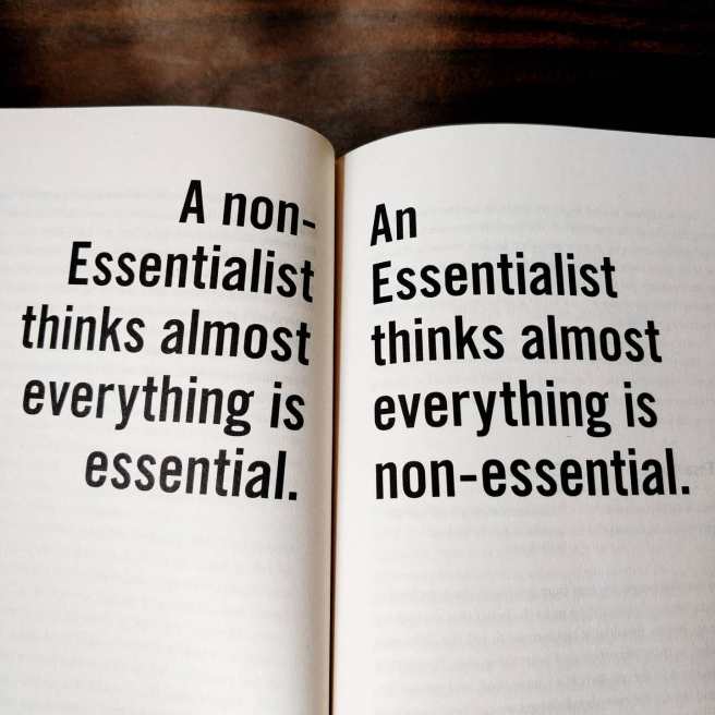 Essentialism is The “New” Way