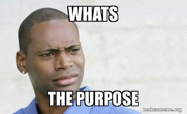 The Funny Thing About&nbsp;Purpose